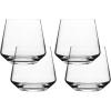 imageoverampampback 12oz Modern Glassware  Set of 4 Contemporary Stem Drinking Glasses for Parties Gettogethers and More  MouthBlown  Wine Cups for Kitchen and Dining Room  ClearWhite Wine 13oz