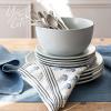 imageoverampampback 18x90 Washed 100 Linen Table Runner  Washable Table Runners for a Custom Home Decor Tablescape  Perfect for Coffee Table Dinner Table Living Room and More  PinkBlue