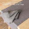 imageoverampampback 18x90 Washed 100 Linen Table Runner  Washable Table Runners for a Custom Home Decor Tablescape  Perfect for Coffee Table Dinner Table Living Room and More  PinkGrey