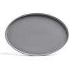 imageoverampampback Stackable Stoneware Serving Platter  Elegant 1Piece Oval Serving Platter to Complete Your Kitchen Set  Perfect for Appetizers Desserts and More  16quot L x 11quot W  Glossy WhiteCharcoal