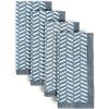 Blue Herringbone