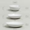 imageoverampampback Coupe Dinnerware Set  Porcelain Dishes  Comes with 4 Dinner Plates 4 Salad Plates 4 Cereal Bowls and 4 Dinner Bowls  16Piece AllOccasion Place Settings  Glossy WhiteBowl Set  12 Pieces