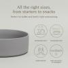 imageoverampampback Stackable Serving Bowl  Stoneware Dishes  AllOccasion Place Settings  Perfect for Salads Pastas and More  101quot x 101quot x 32quot  SemiMatte BlackCharcoal