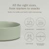 imageoverampampback Stackable Serving Bowl  Stoneware Dishes  AllOccasion Place Settings  Perfect for Salads Pastas and More  101quot x 101quot x 32quot  SemiMatte BlackSage