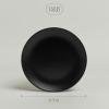 imageoverampampback Stoneware Plates  Dish Set with 4 Appetizer Plates  4Piece AllOccasion Place Settings  Elegant Dinnerware Sets for Home and Kitchen  63quot x 63quot  SemiMatte WhiteBlack