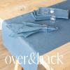 imageoverampampback Washed 100 Linen Cloth Napkins  Washable Napkins Set for Mixing Matching and Creating a Custom Home Decor Tablescape  BlueBlue