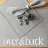 imageoverampampback Washed 100 Linen Cloth Napkins  Washable Napkins Set for Mixing Matching and Creating a Custom Home Decor Tablescape  BlueGrey Chambray