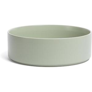 imageoverampampback Stackable Serving Bowl  Stoneware Dishes  AllOccasion Place Settings  Perfect for Salads Pastas and More  101quot x 101quot x 32quot  SemiMatte BlackSage