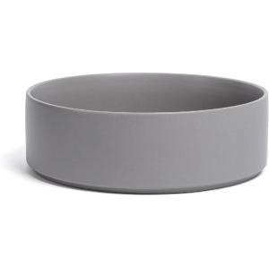 imageoverampampback Stackable Serving Bowl  Stoneware Dishes  AllOccasion Place Settings  Perfect for Salads Pastas and More  101quot x 101quot x 32quot  SemiMatte BlackCharcoal