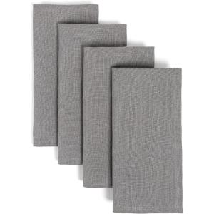 imageoverampampback Washed 100 Linen Cloth Napkins  Washable Napkins Set for Mixing Matching and Creating a Custom Home Decor Tablescape  BlueGray