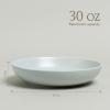 imageoverampampback Coupe Cereal Bowl Set  Stoneware Dishes  Comes with 4 Cereal Bowls  EasytoStack Breakfast Place Settings  6quot x 6quot x 26quot  25oz  SemiMatte WhiteFog Blue