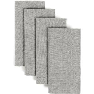 image:imageoverampback Cloth Napkins Set  Cotton Block Print Napkins Reusable amp Washable  Decorative Dinner Cocktail Floral Spring Table Napkins Cloth for Home or Events  Blue ArchGrey Chambray