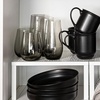 image:imageoverampback 18oz Stemless Glassware  Set of 4 Drinking Glasses for Parties Gettogethers and More  MouthBlown  Wine Cups for Kitchen and Dining Room  Smoke
