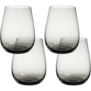 image:imageoverampback 18oz Stemless Glassware  Set of 4 Drinking Glasses for Parties Gettogethers and More  MouthBlown  Wine Cups for Kitchen and Dining Room  Smoke